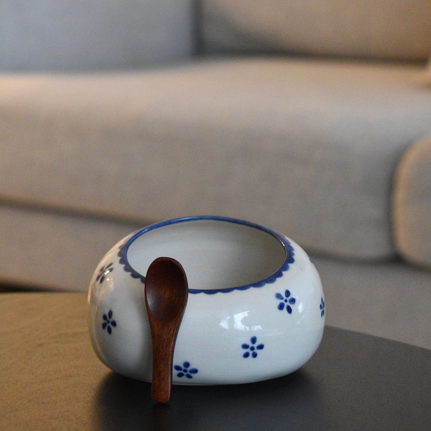 Heritage Blue Salt Cellar