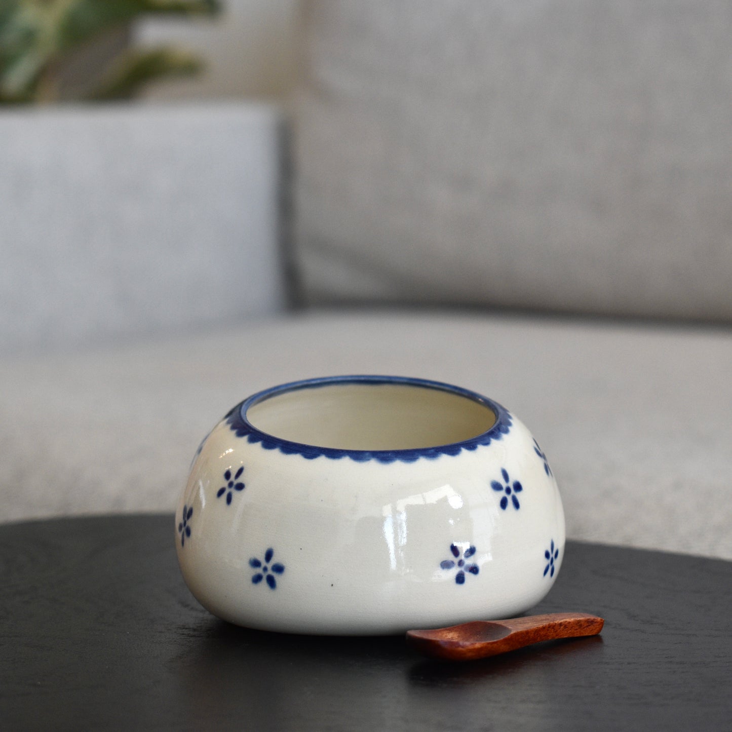 Heritage Blue Salt Cellar