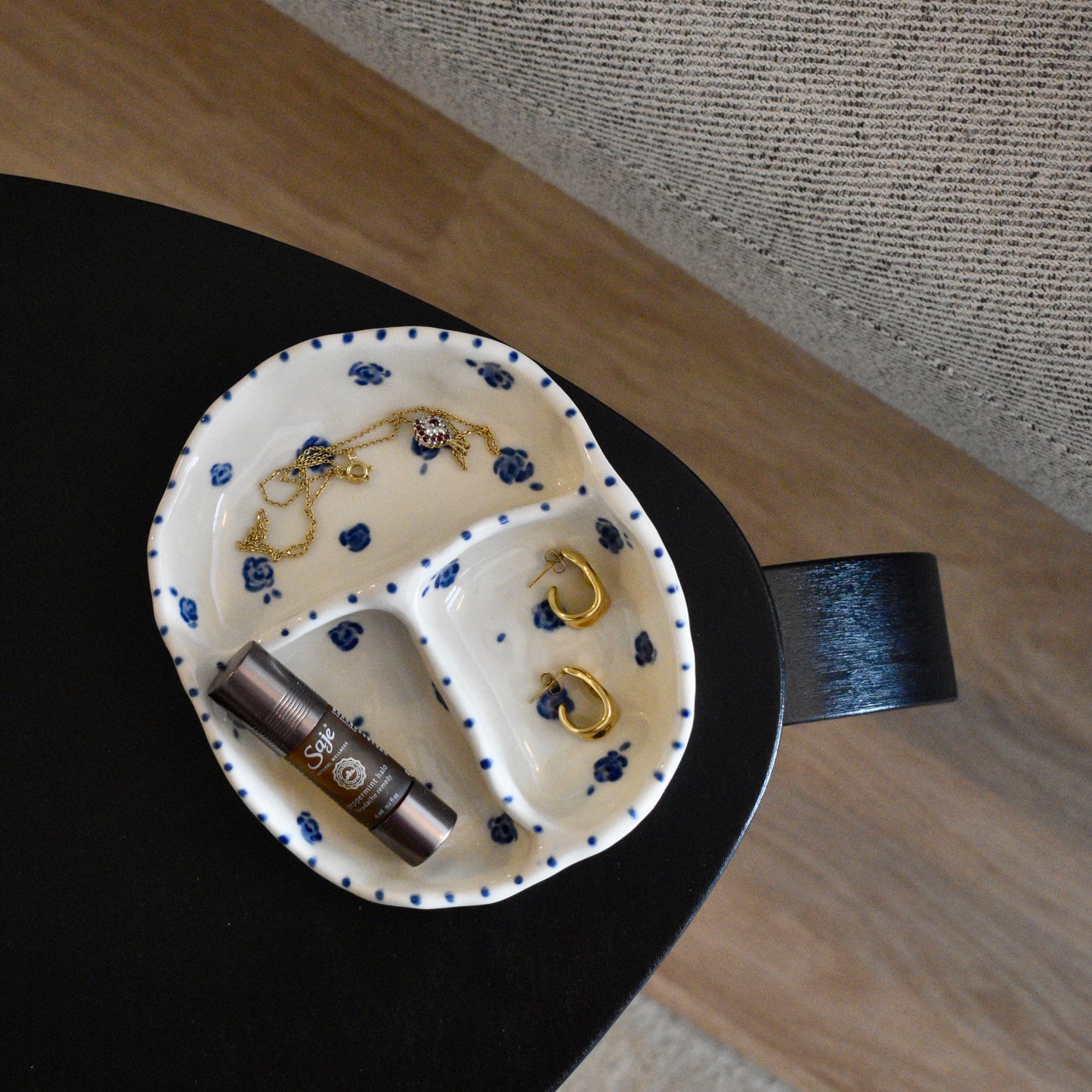 Heritage Blue Snack/Jewellery Tray