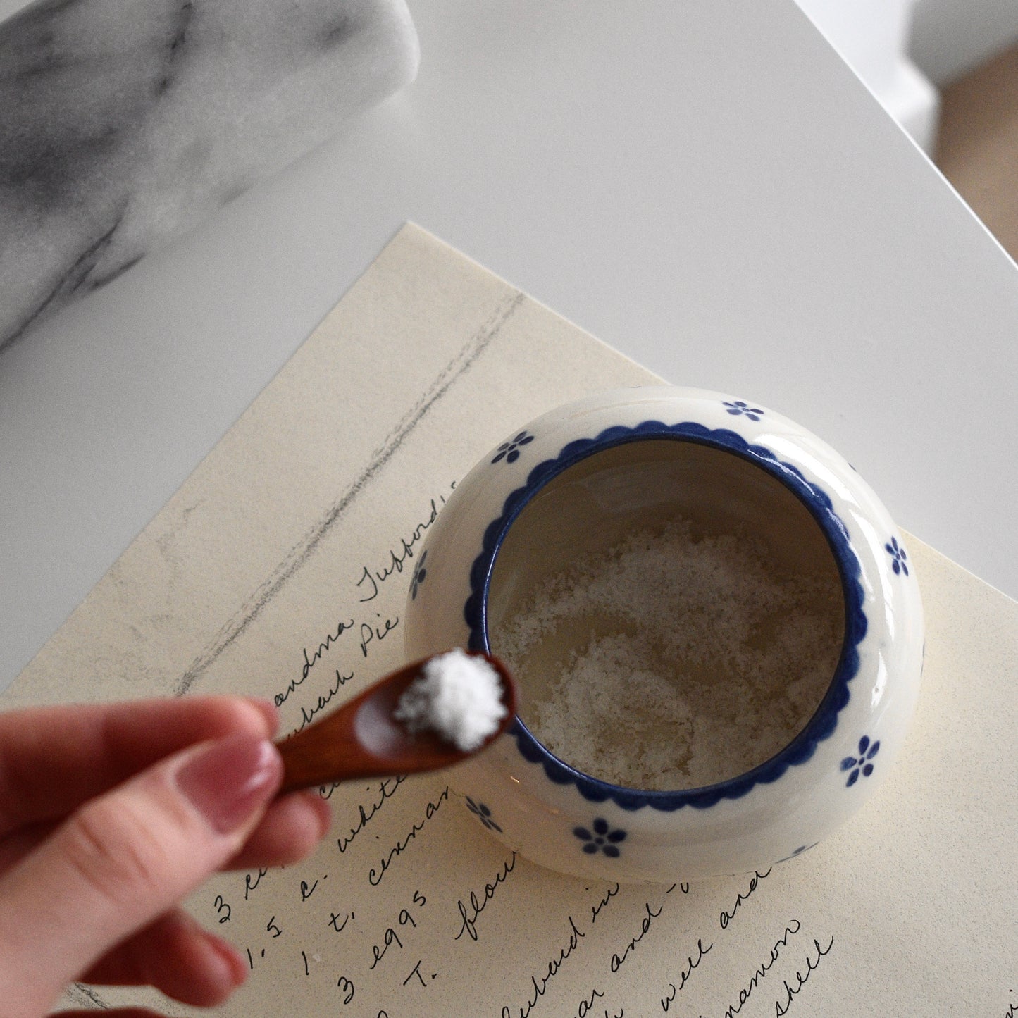 Heritage Blue Salt Cellar