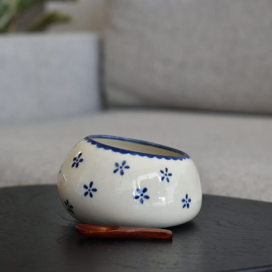 Heritage Blue Salt Cellar