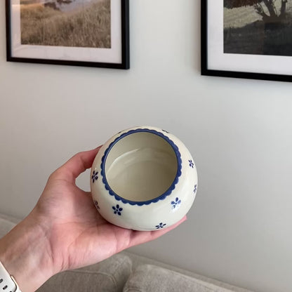 Heritage Blue Salt Cellar